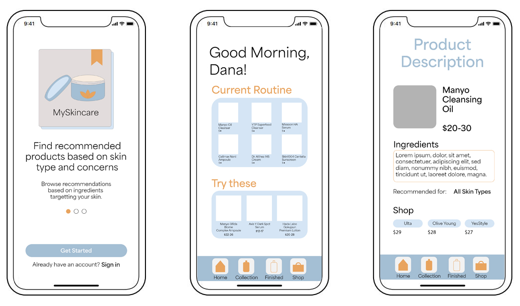 Skincare Collection App